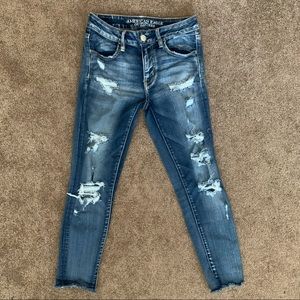 American eagle cropped jeggings